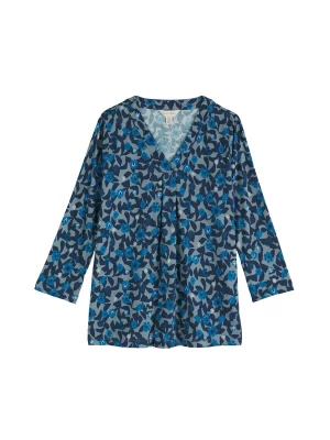 Foto van product Seasalt Cornwall Shirt smoky blue / enziaan / donkerblauw / wit