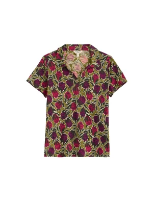 Foto van product Seasalt Cornwall Shirt 'Wavecrest' smaragd / kiwi / bessen / knalrood
