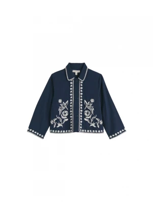 Foto van product Seasalt Cornwall Tussenjas 'Sand Martin' navy / wit