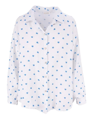 Foto van product Seasons of April Blouse 'Liya' blauw / wit