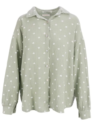 Foto van product Seasons of April Blouse 'Liya' lichtgroen / wit