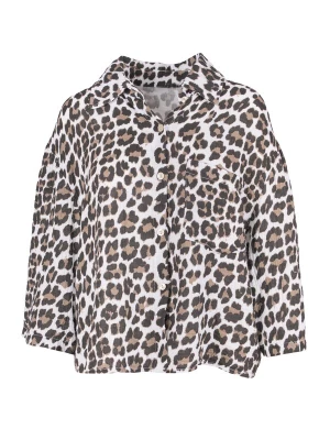 Foto van product Seasons of April Blouse 'Roxy' camel / zwart / wit