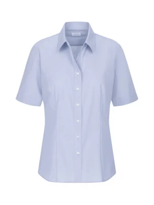 Foto van product SEIDENSTICKER Blouse 'Schwarze Rose' lichtblauw