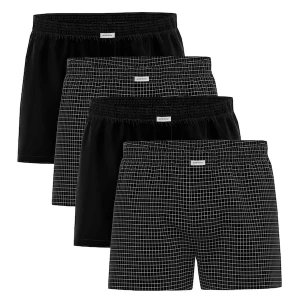 Foto van product SEIDENSTICKER Boxershorts zwart / wit