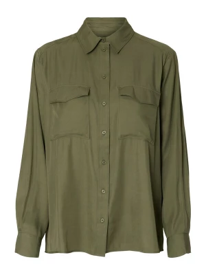 Foto van product SELECTED Blouse 'SLFBEATRICE' olijfgroen