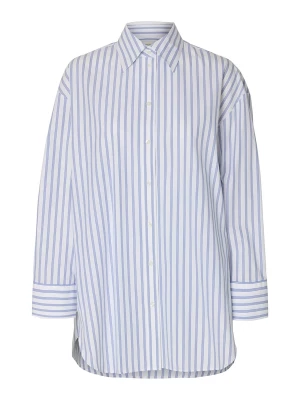 Foto van product SELECTED FEMME Blouse 'SLFMILO' blauw / wit