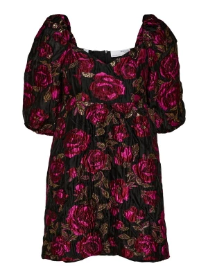 Foto van product Selected Femme Petite Cocktailjurk 'Vanka' kaki / donkerroze / zwart