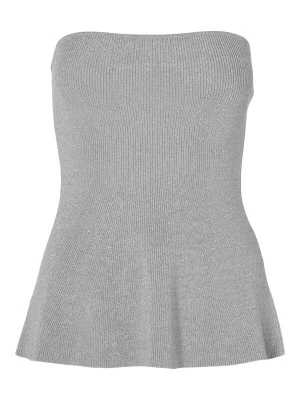 Foto van product Selected Femme Tall Gebreide top 'LILI' grijs