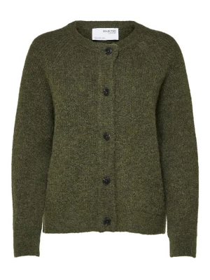 Foto van product SELECTED Gebreid vest 'SLFLulu' groen
