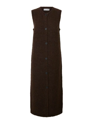 Foto van product SELECTED Gebreide jurk 'SLFLelou' donkerbruin
