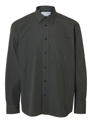Foto van product SELECTED HOMME Overhemd 'Larry' donkergroen