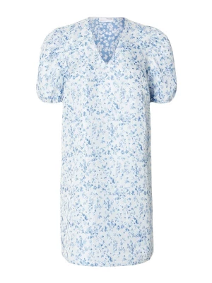 Foto van product SELECTED Jurk 'SLFDAIMI-KIRSTEEN' blauw / wit