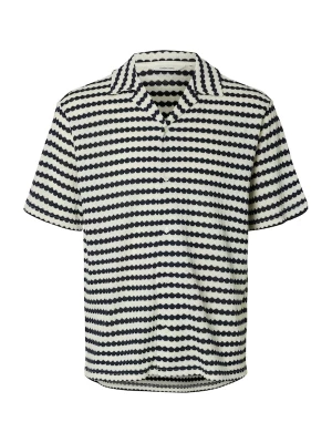 Foto van product SELECTED Overhemd 'SLHDYLAN' zwart / eierschaal