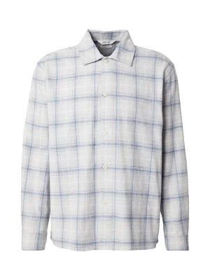 Foto van product SELECTED Overhemd 'SLHEDWIN' smoky blue / lichtgrijs / wit