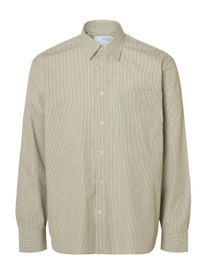 Foto van product SELECTED Overhemd 'SLHRLXLARRY' donkerbeige / zwart