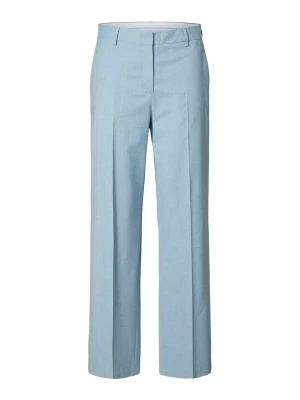Foto van product SELECTED Pantalon 'SLFWIDE LISA' blauw denim