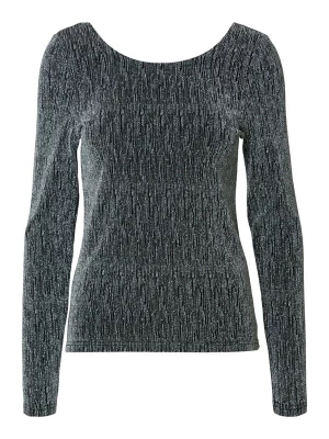 Foto van product SELECTED Shirt 'Anita' zwart / zilver