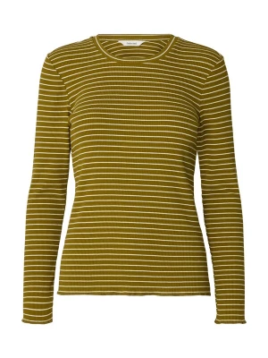 Foto van product SELECTED Shirt 'SLFAnna' bruin / groen