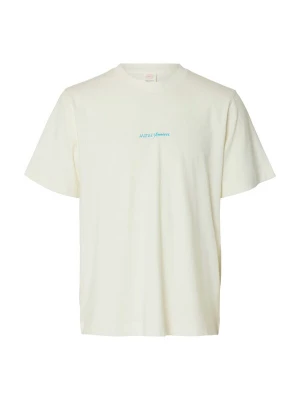 Foto van product SELECTED Shirt 'SLHElias' sand / lichtblauw / karamel / wit