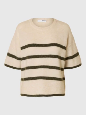Foto van product SELECTED Trui donkerbruin / taupe