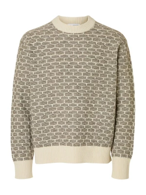 Foto van product SELECTED Trui 'SLHKeith' beige / zwart