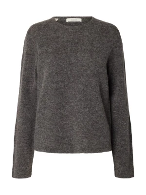 Foto van product SELECTED Trui 'SLWLulu' grijs gemêleerd