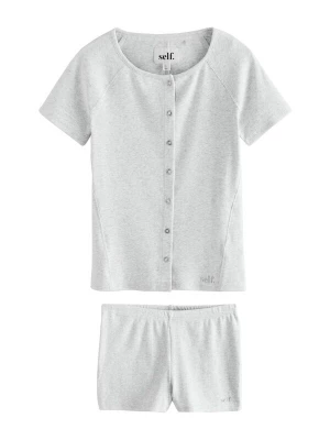 Foto van product self. Korte pyjama grijs gemêleerd