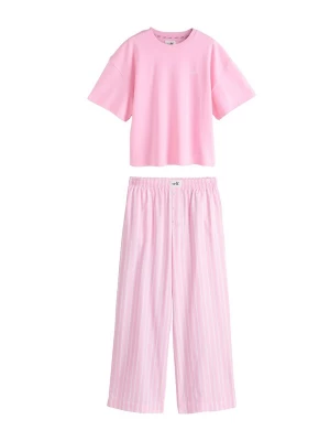 Foto van product self. Pyjama rosa / rood / wit