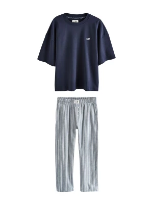 Foto van product self. Pyjama 'Self' navy / grijs