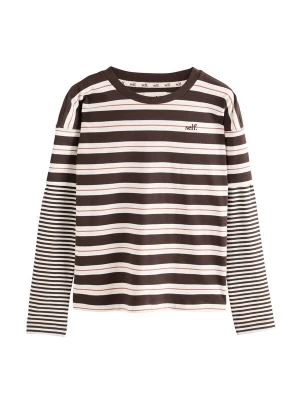 Foto van product self. Shirt bruin / wit