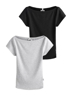 Foto van product self. Shirt grijs gemêleerd / zwart