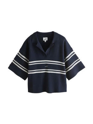 Foto van product self. Trui navy / wit