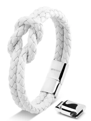 Foto van product SERASAR Armband 'Knot' wit
