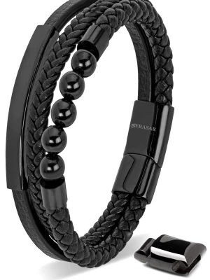 Foto van product SERASAR Armband 'Pearl' zwart