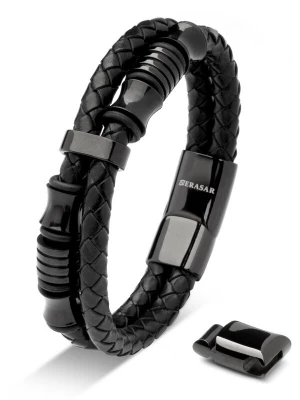 Foto van product SERASAR Armband 'Spirit' zwart