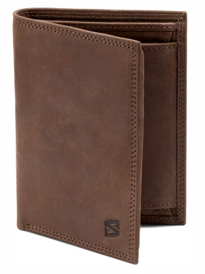 Foto van product SERASAR Portemonnee 'Vintage' bruin