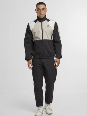 Foto van product Sergio Tacchini Joggingpak 'Apice' stone grey / zwart / wit