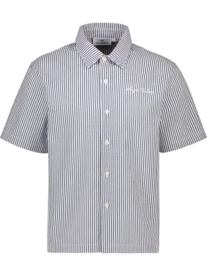 Foto van product Sergio Tacchini Overhemd smoky blue / wit