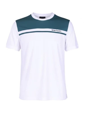 Foto van product Sergio Tacchini Shirt 'Riflesso' smaragd / wit