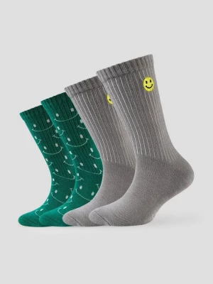 Foto van product Set van 2 paar sokken met smileydetails s.Oliver groen