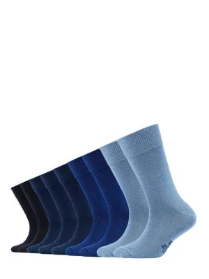 Foto van product Set van 9 paar lange sokken s.Oliver blauw