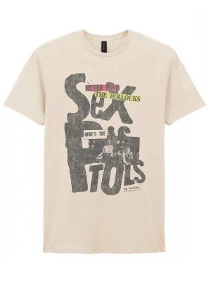 Foto van product Sex Pistols Shirt 'Sex Pistols Here¨s The Sex Pistols T-Shirt' natuurwit