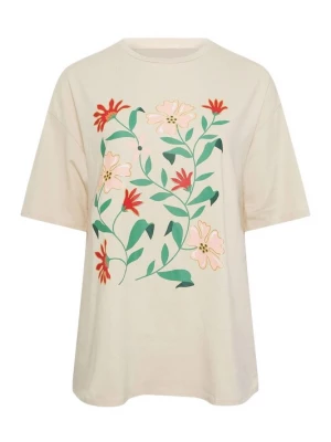 Foto van product Shape Of You Shirt beige / groen / kreeft / rosa