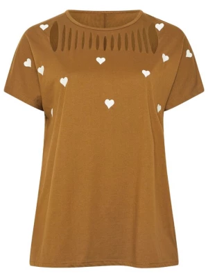 Foto van product Shape Of You Shirt karamel / wit