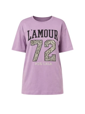 Foto van product Shape Of You Shirt lichtbruin / lavendel / zwart
