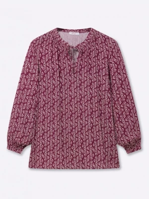 Foto van product SHEEGO Blouse wijnrood / wit