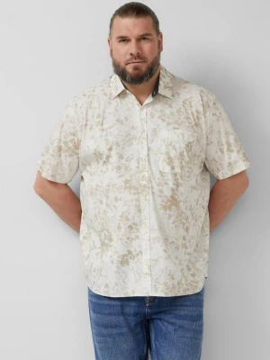 Foto van product Shirt met korte mouwen, all-over print en borstzakje s.Oliver beżowy