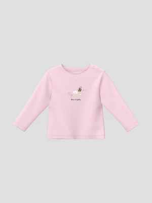Foto van product Shirt met lange mouwen en glitterprint s.Oliver roze