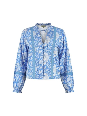 Foto van product Shiwi Blouse 'Elsie' blauw / azuur / wit