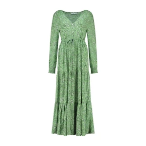 Foto van product Shiwi Jurk 'Azores' groen / zwart / wit